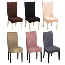 1 unid estiramiento Spandex silla elástica cubre Color sólido Comedor Cocina silla Simple estilo Anti-dirty Durable asiento ali-19321764